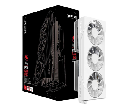 Karta graficzna AMD XFX Radeon RX 9060 XT Swift Gaming 3-Fan White OC 16GB GDDR6